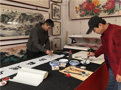 波若密工艺美术品书画艺术交流笔会在河北唐山圆满举行